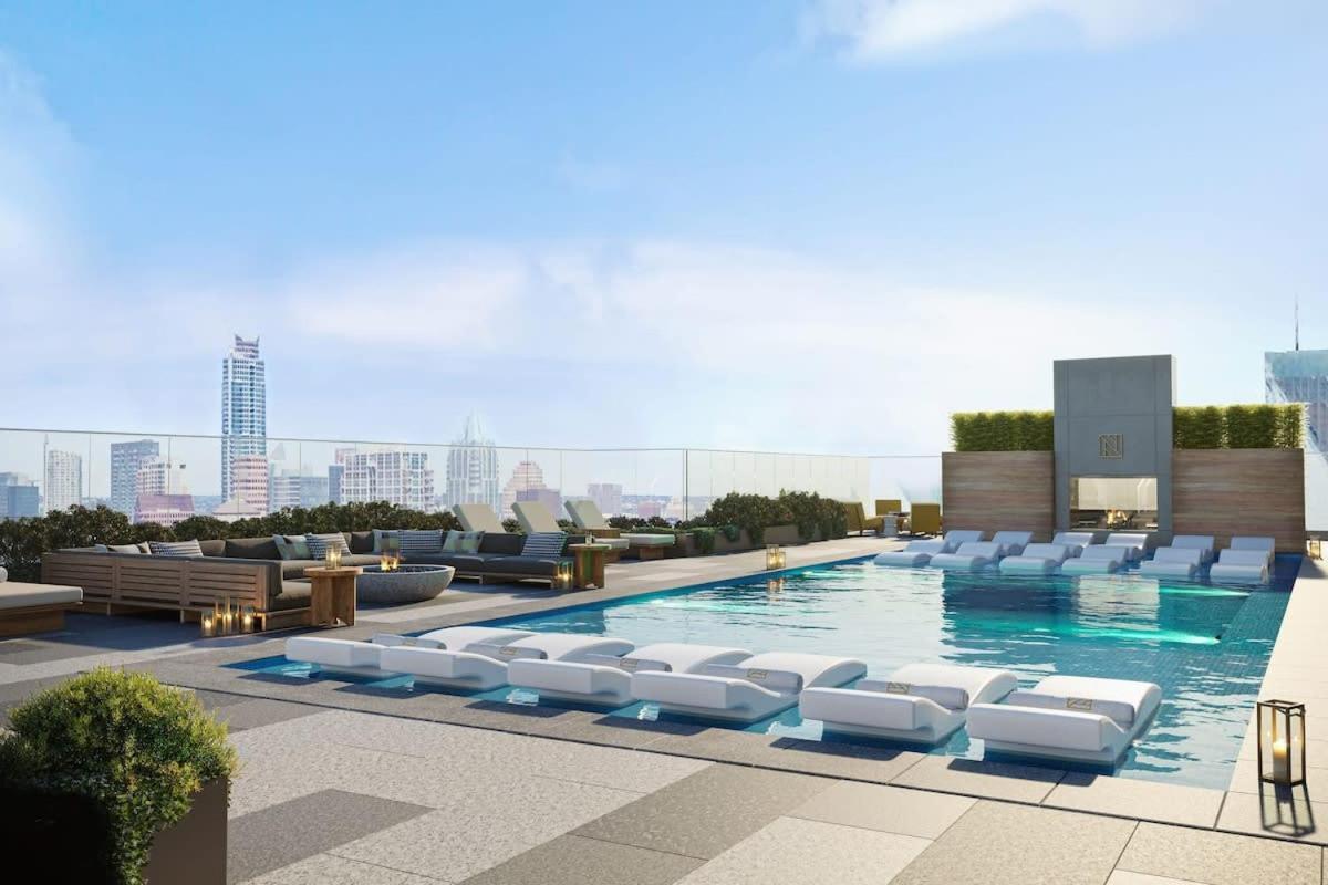 أوستن Modern 1Br Condo On Rainey St With Pool And Views المظهر الخارجي الصورة